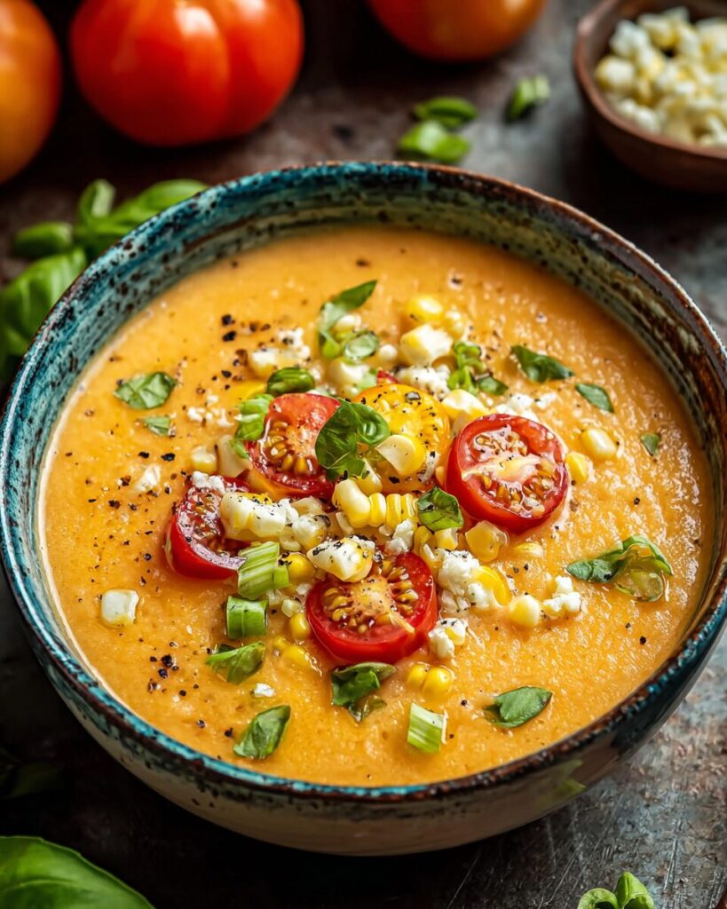 Corn Gazpacho Soup