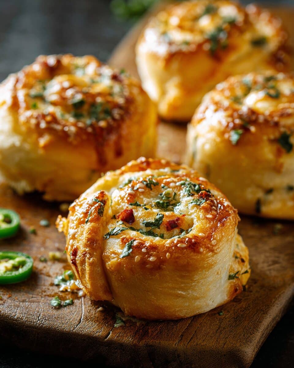 Jalapeño Popper Stuffed Rolls