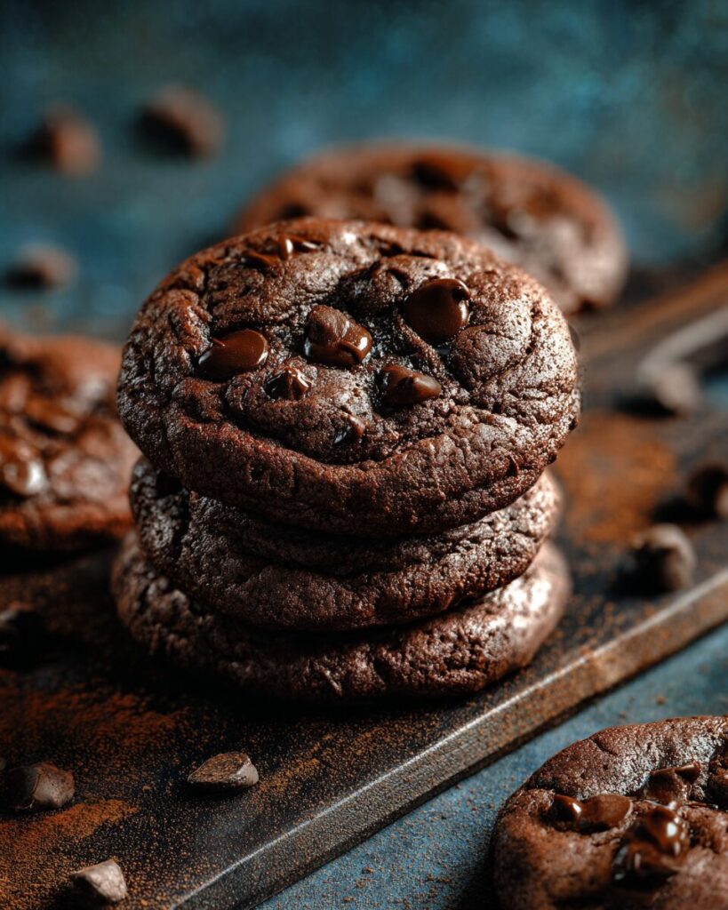 Double Chocolate Chip Cookies