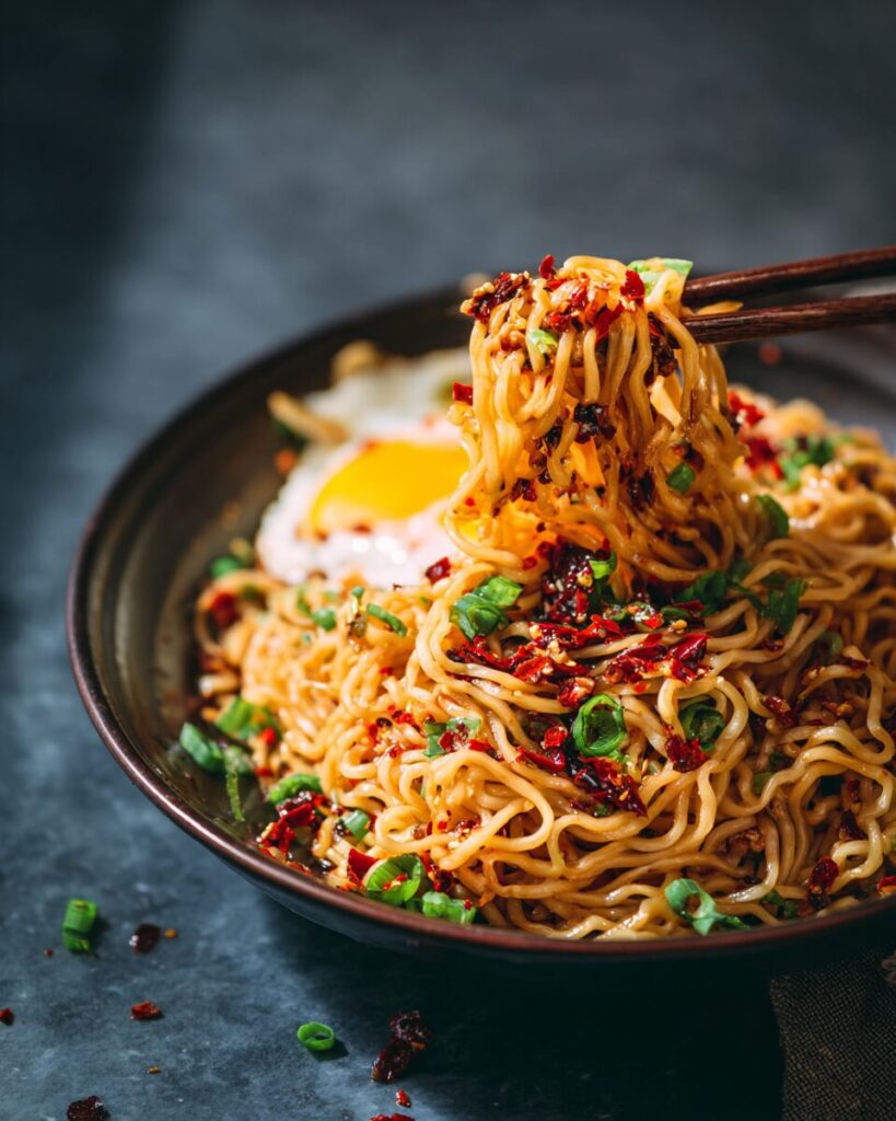 Chili oil noodles