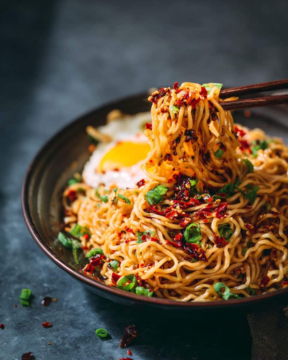Chili oil noodles