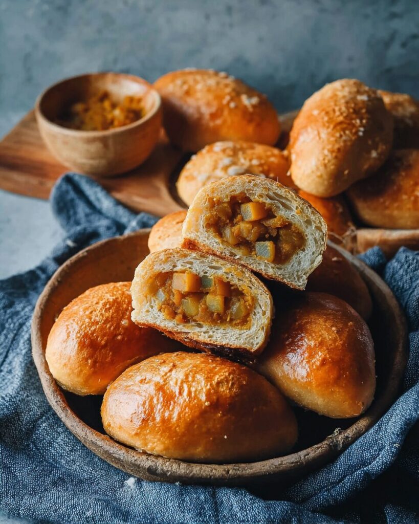 Vegan Japanese Curry Bread Buns