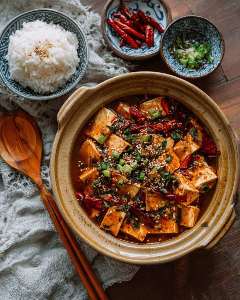 Spicy Sichuan Boiled Tofu (Shuizhu Tofu)