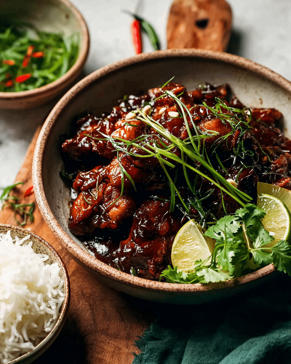 Vietnamese Caramel Ginger Chicken