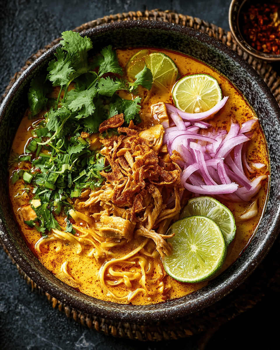 Nam Khao (Lao Crispy Rice Salad)
