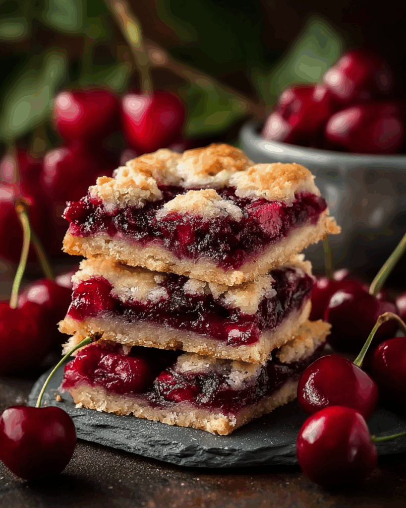 Easy Cherry Pie Bars