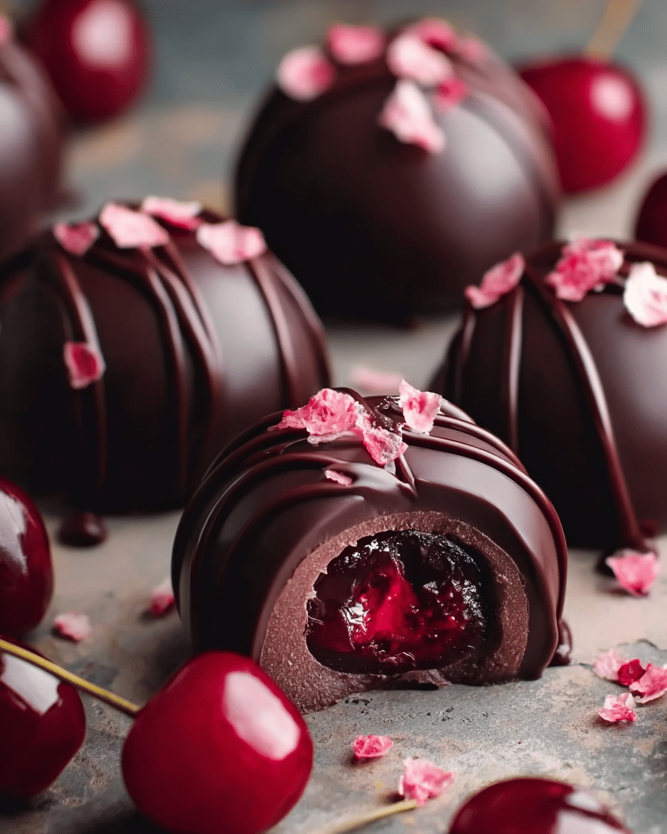 Cherry Chocolate Bonbons