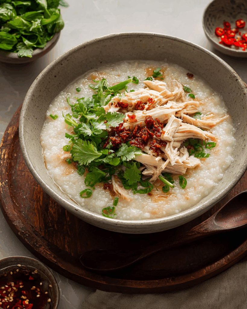 Vietnamese Chicken Rice Porridge
