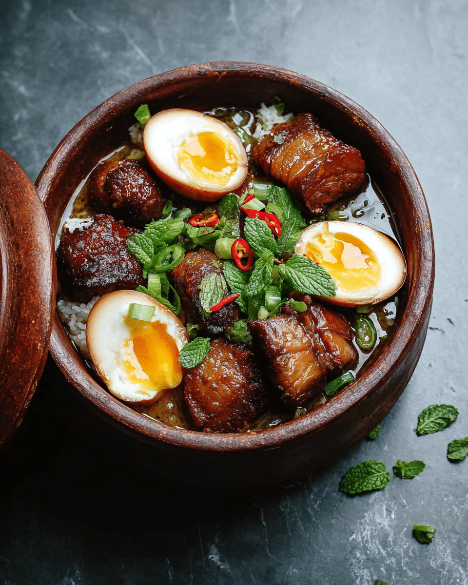 Vietnamese Braised Pork and Eggs