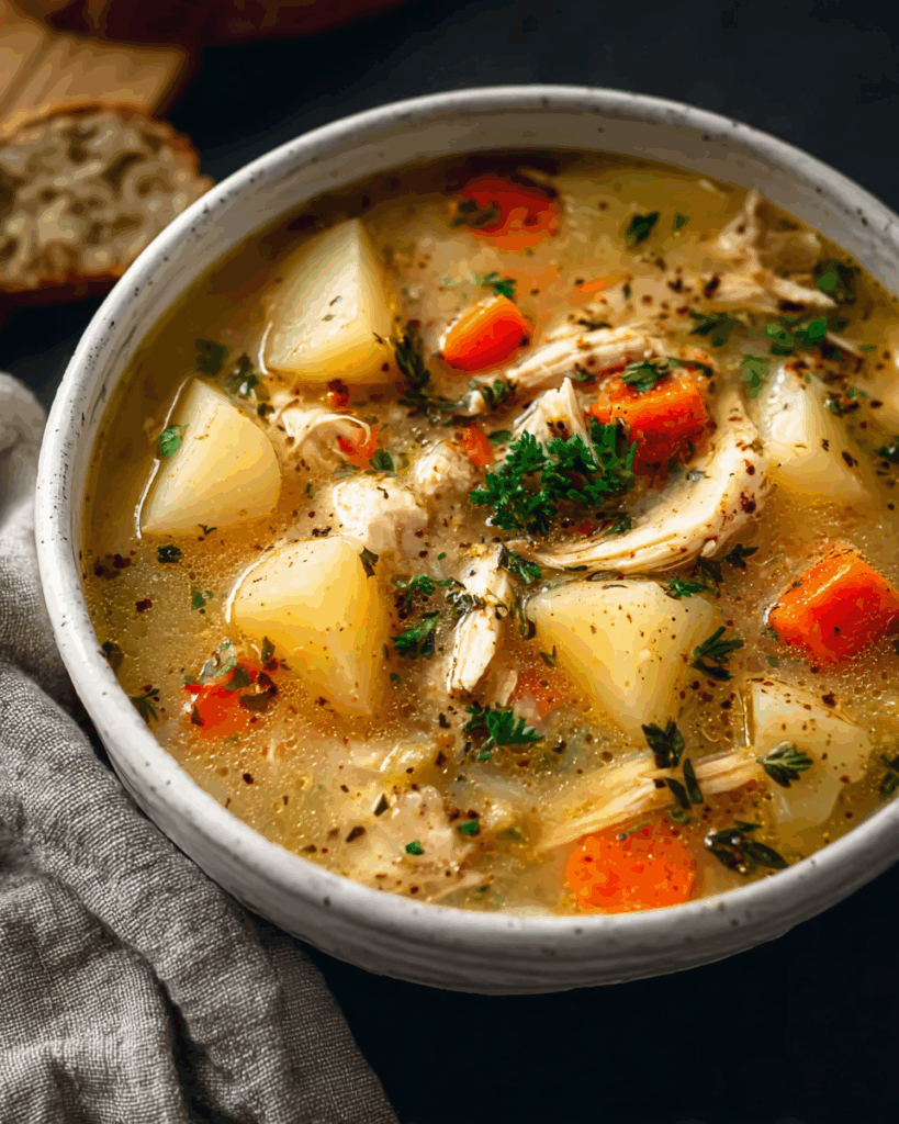 homemade chicken soup