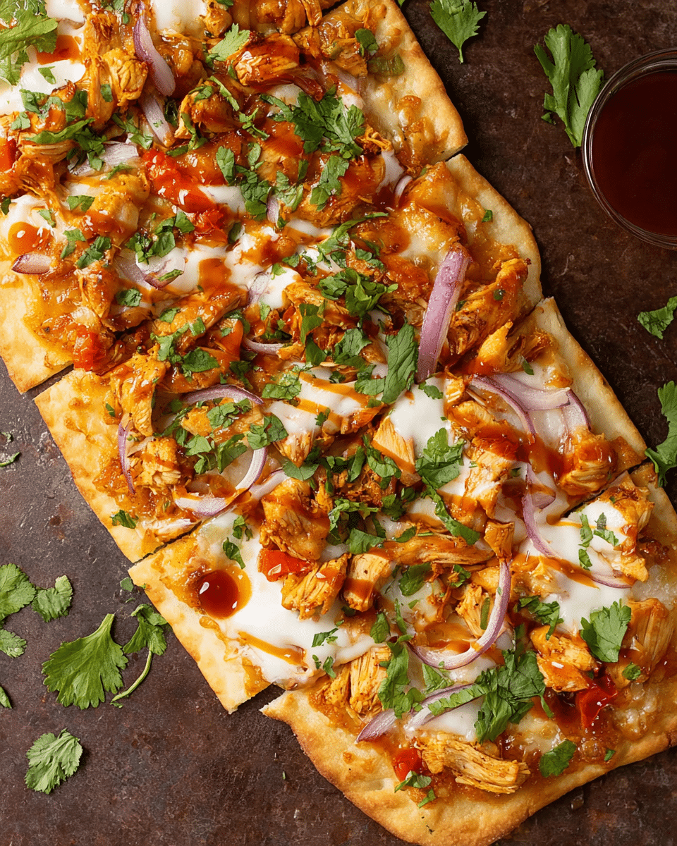 BBQ Chicken Flatbread Pizza