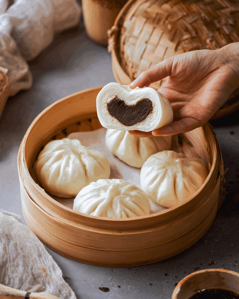 Chocolate Steamed Buns
