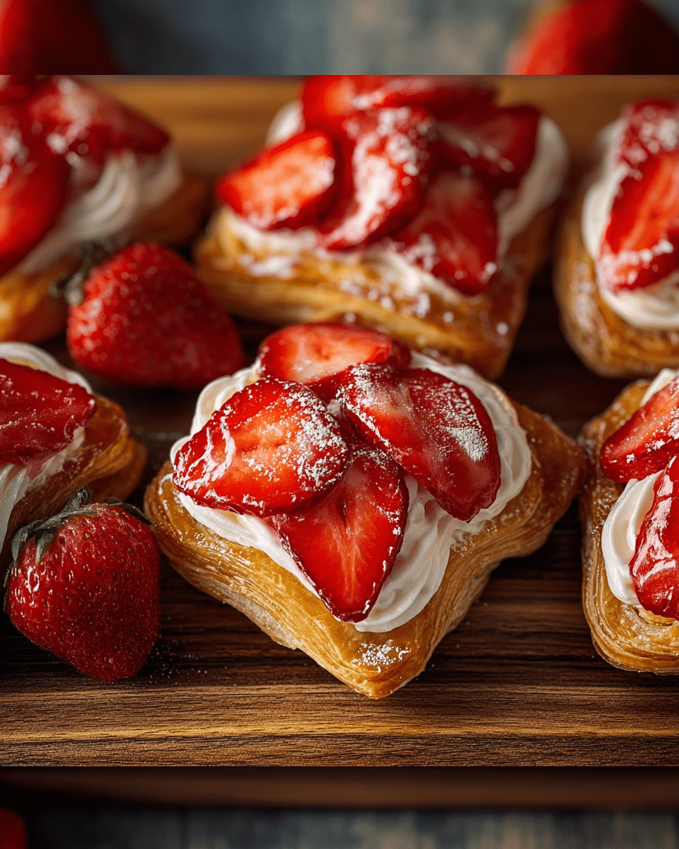 Strawberry Danish with Cream Cheese