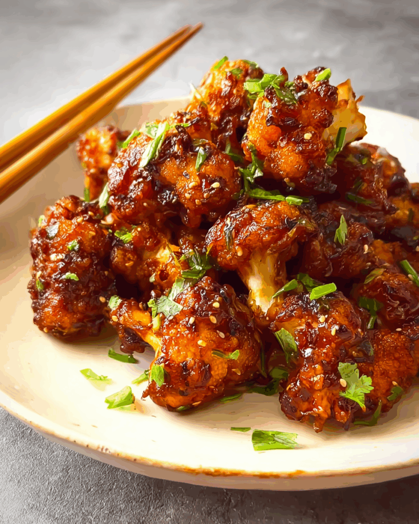 Air Fryer Korean Cauliflower