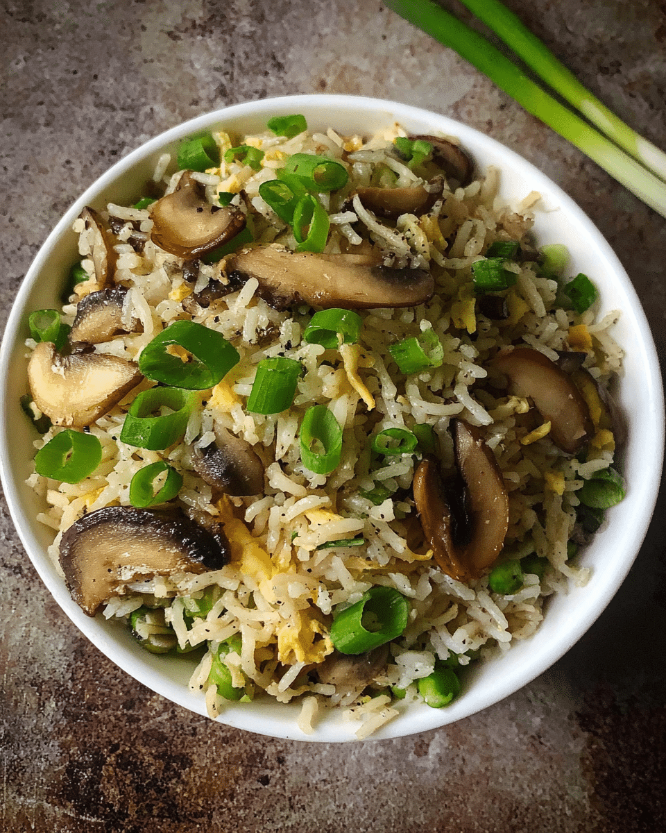 Mushroom Fried Rice
