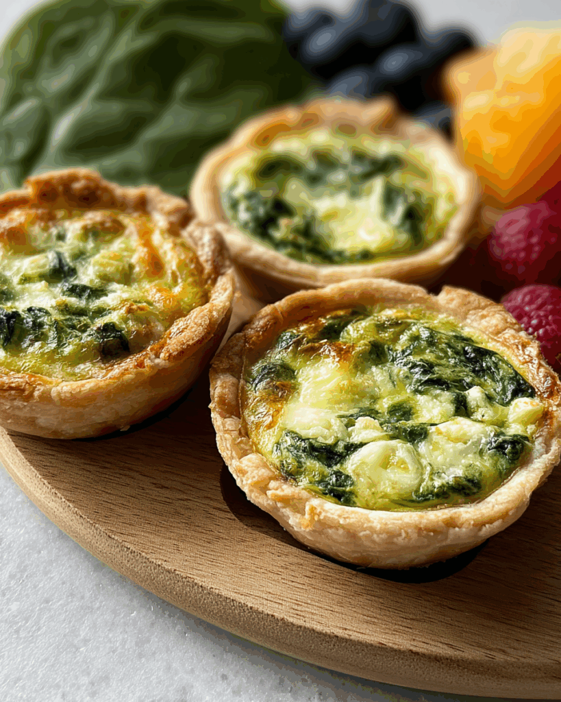 Mini Spinach Quiches