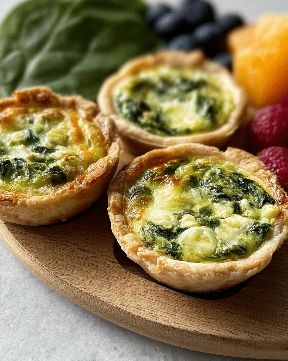 Mini Spinach Quiches