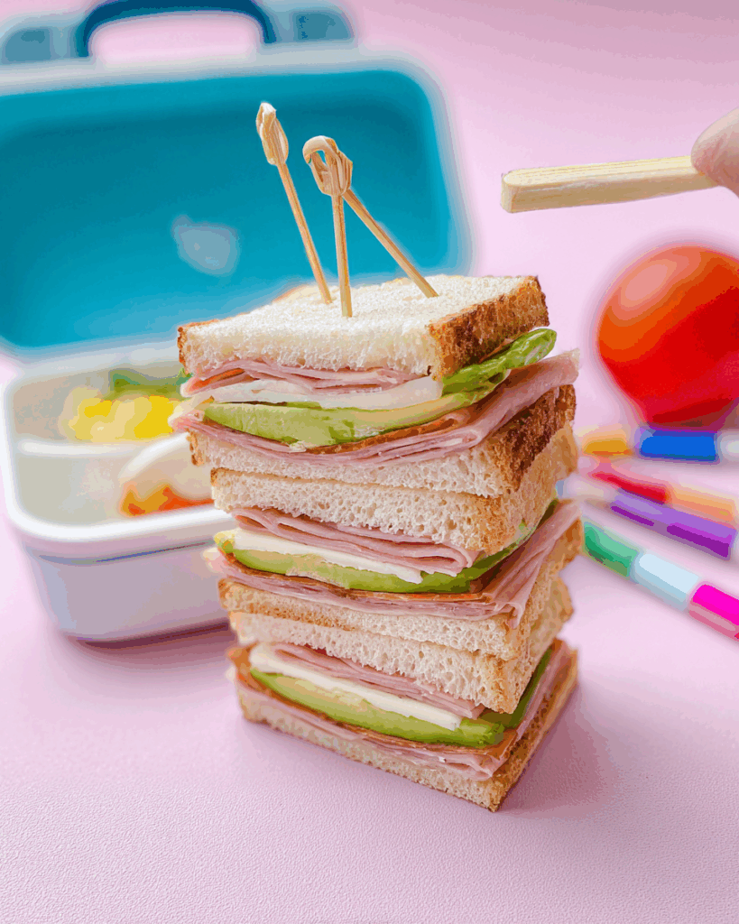 Mini Sandwich Skewer Lunch Box Hack
