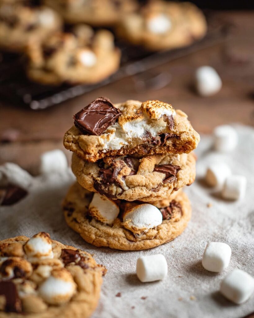 Ultimate S'mores Chocolate Chip Cookies