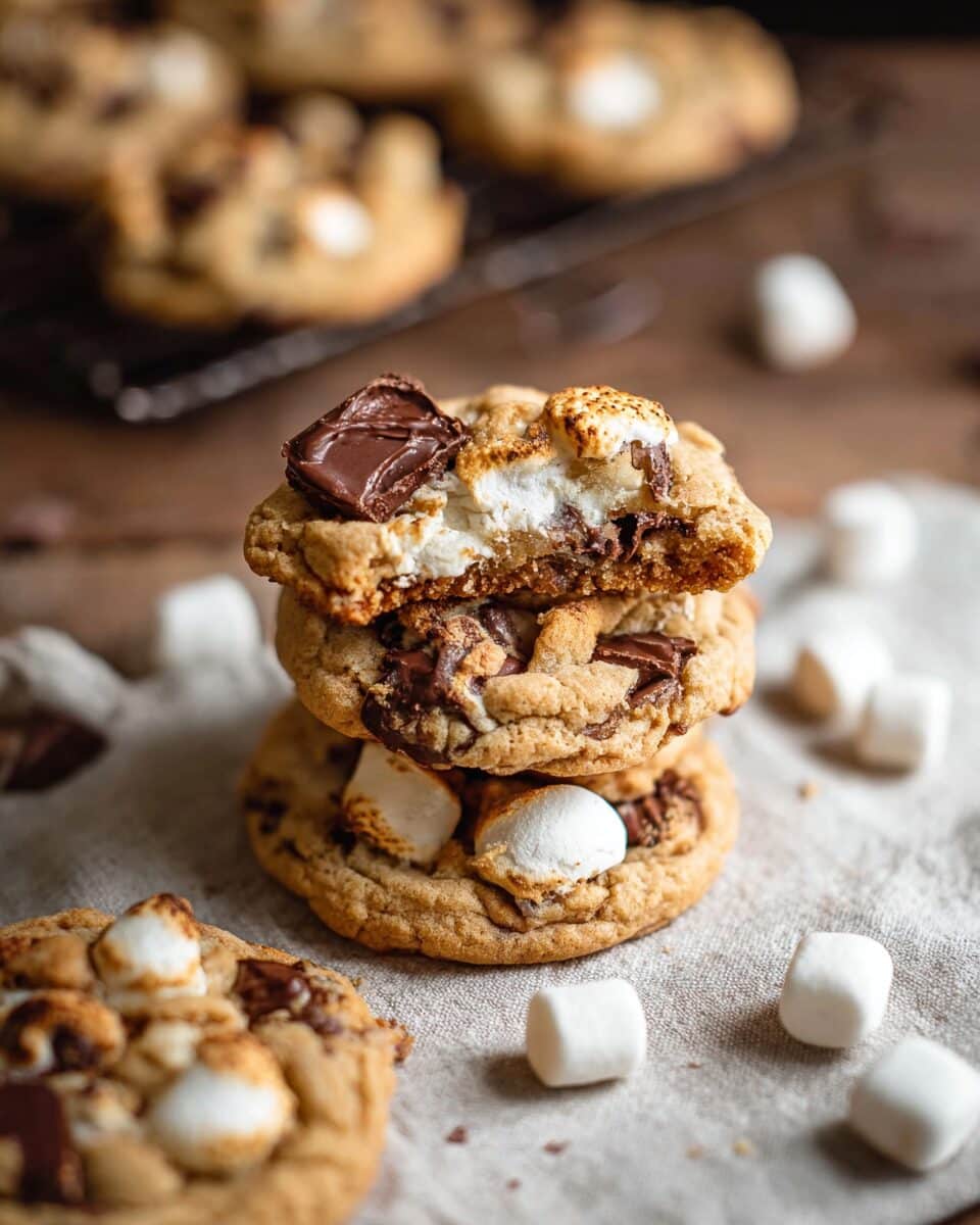 Ultimate S'mores Chocolate Chip Cookies