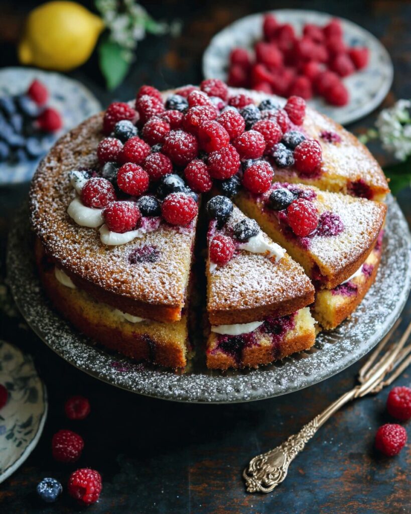 Raspberry Lemon Cake