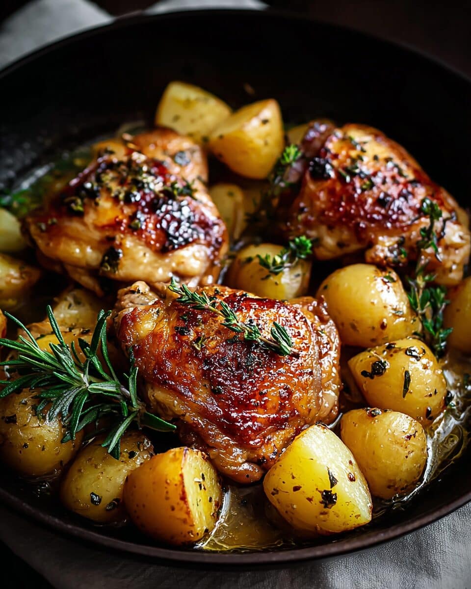 Chicken Thighs with Potatoes
