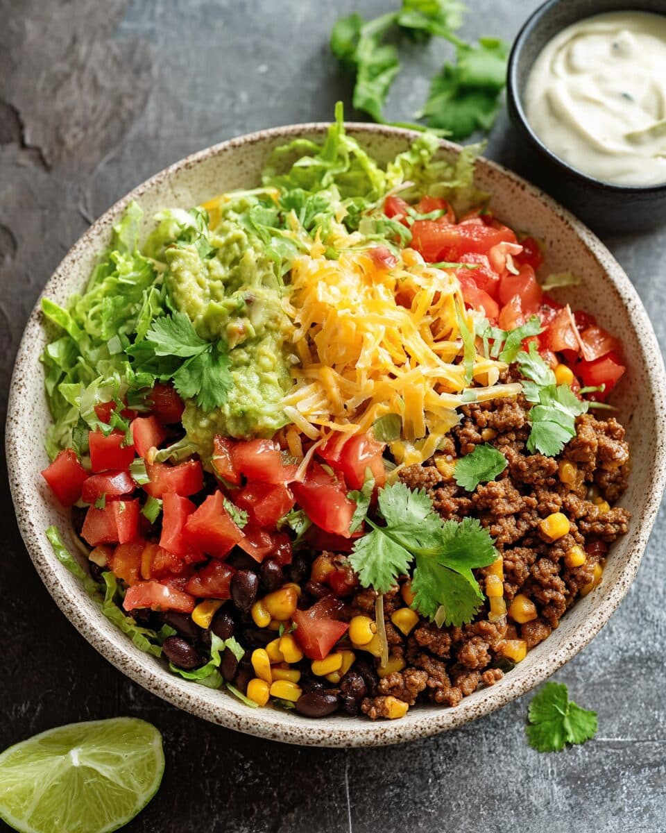Easy Beef Burrito Bowl
