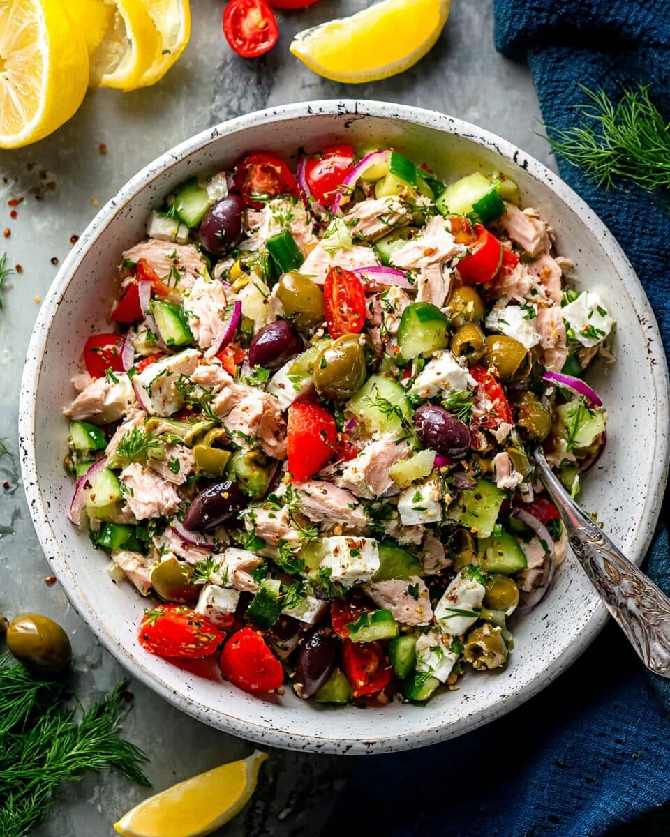 Mediterranean Tuna Salad