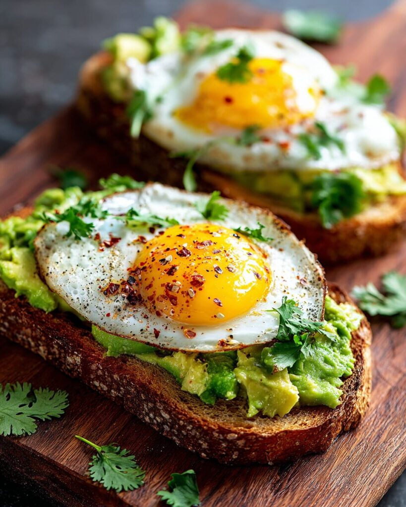 Avocado egg toast