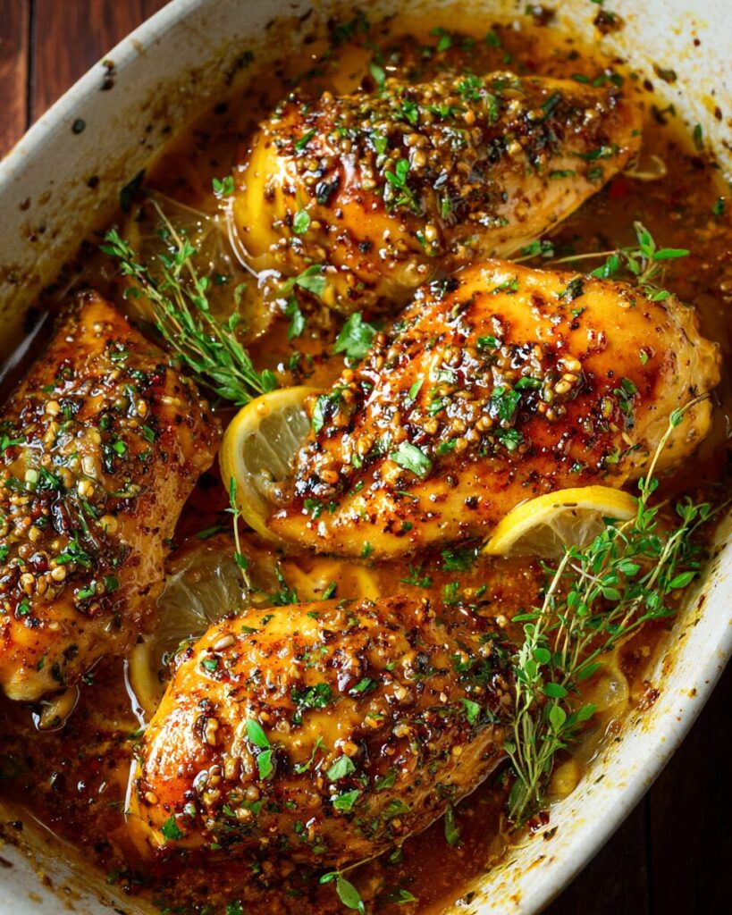 Baked Honey Dijon Chicken
