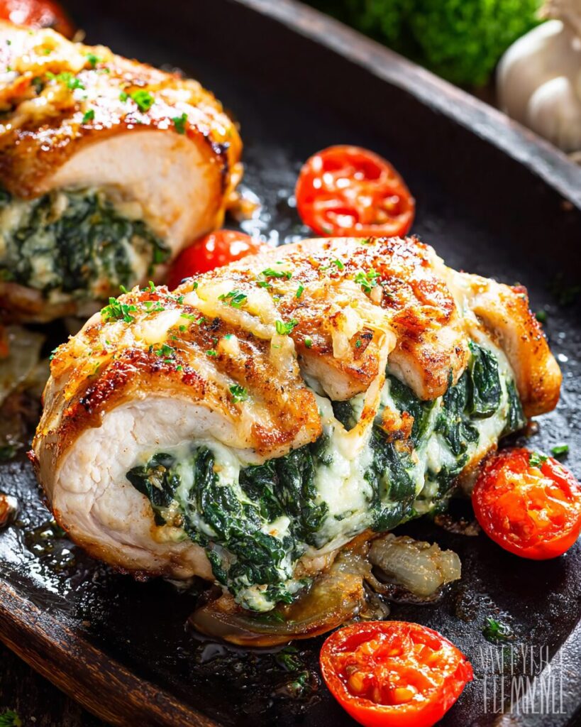Spinach Stuffed Chicken Breast