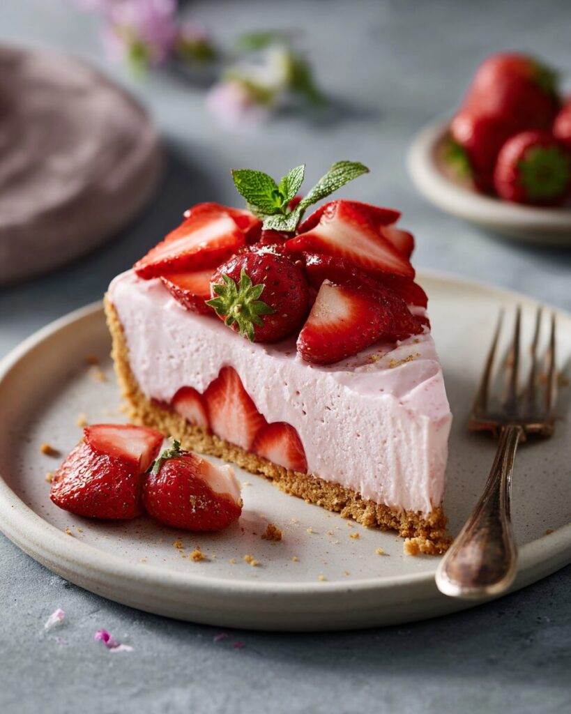 Strawberry Mousse Tart