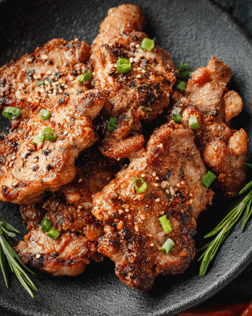 Simple Salt and Pepper Pork Chops