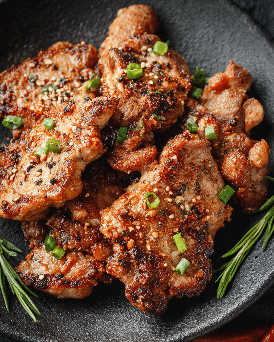 Simple Salt and Pepper Pork Chops