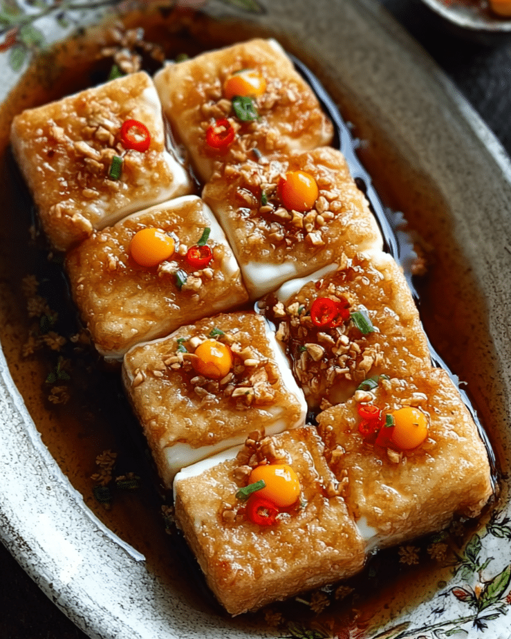 Easy Chai Poh Egg Tofu Recipe