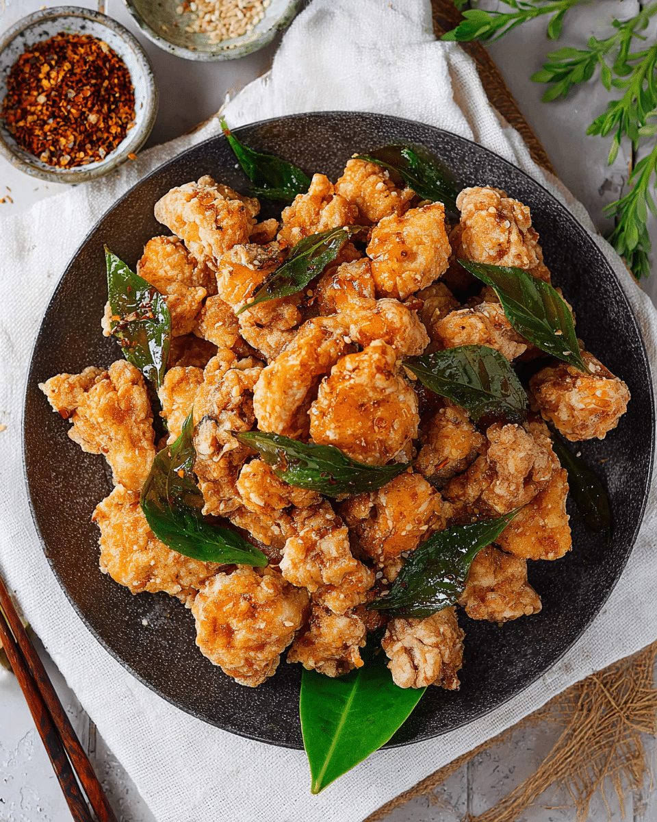 Crispy Taiwanese Popcorn Chicken