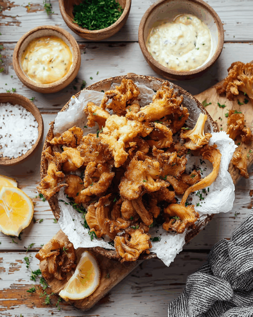 Crispy Buttermilk Fried Mushrooms