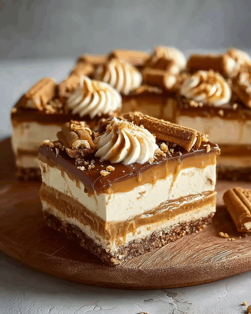 Irresistible Biscoff Millionaire’s Traybake