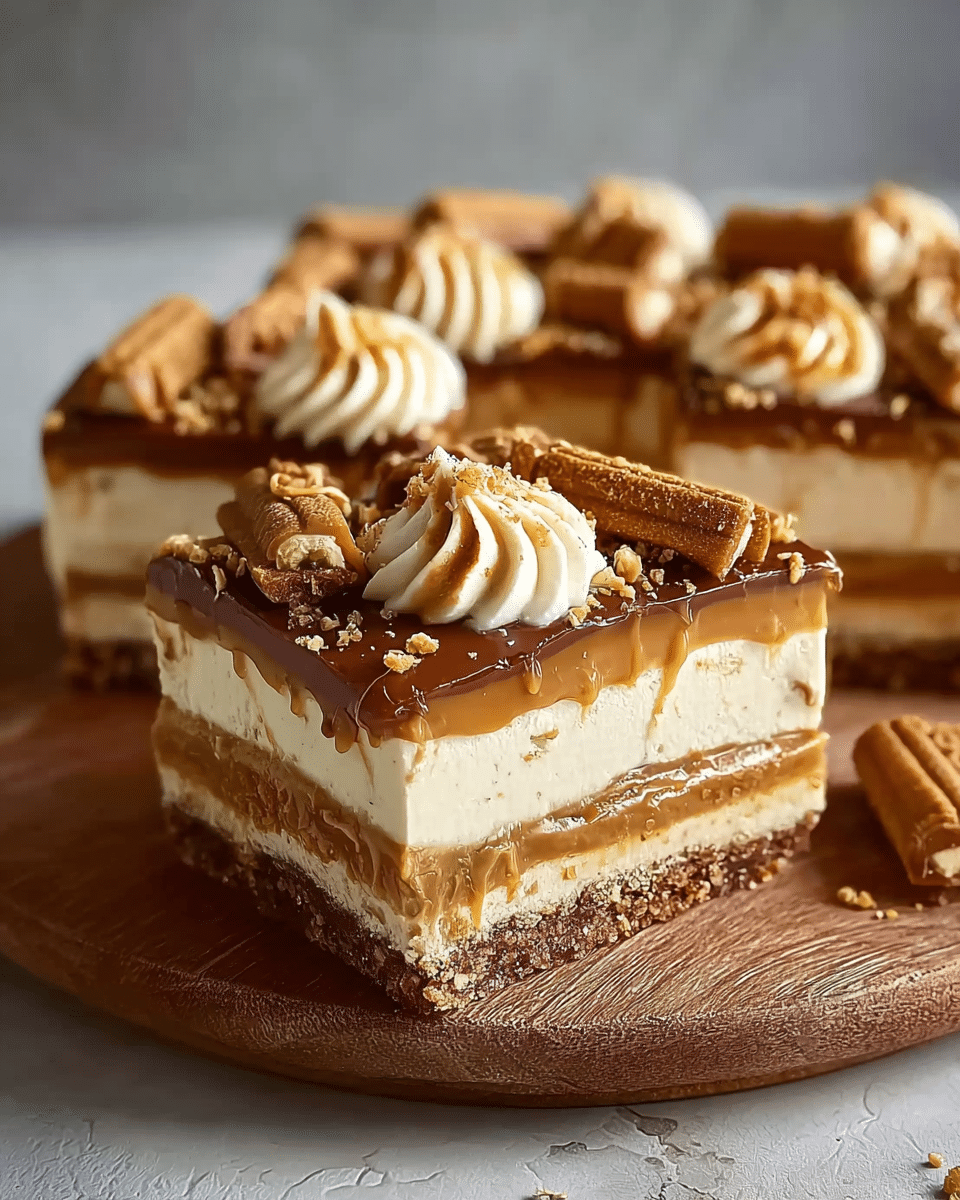 Irresistible Biscoff Millionaire’s Traybake