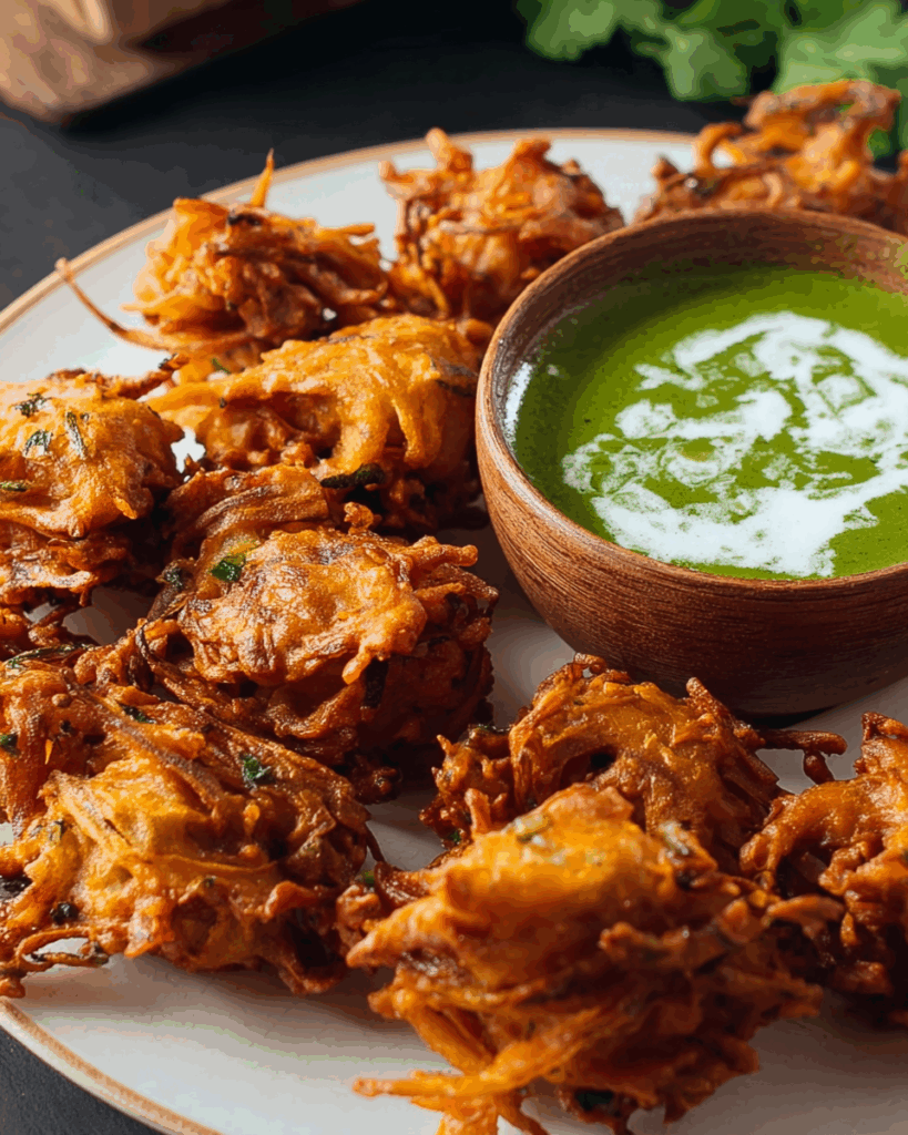 Crispy Onion Bhaji (Onion Pakora)