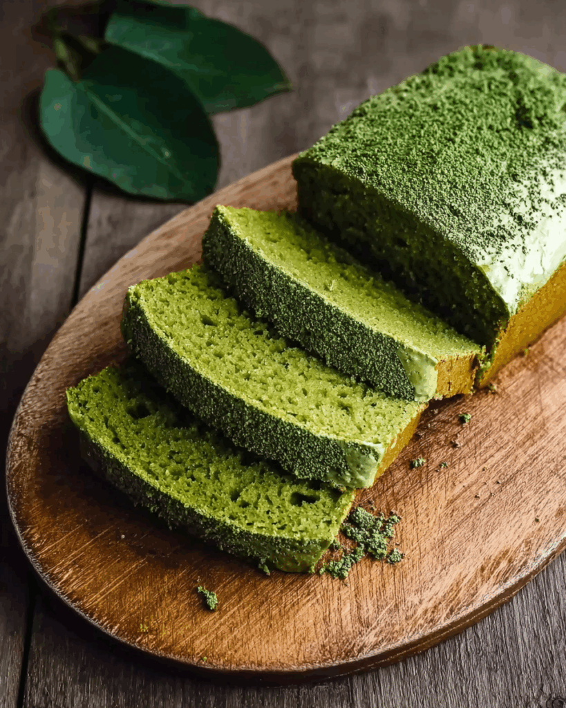 Vegan Matcha Pound Cake
