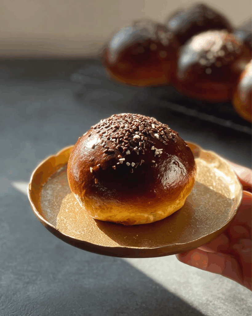 Decadent Chocolate Orange Brioche Buns