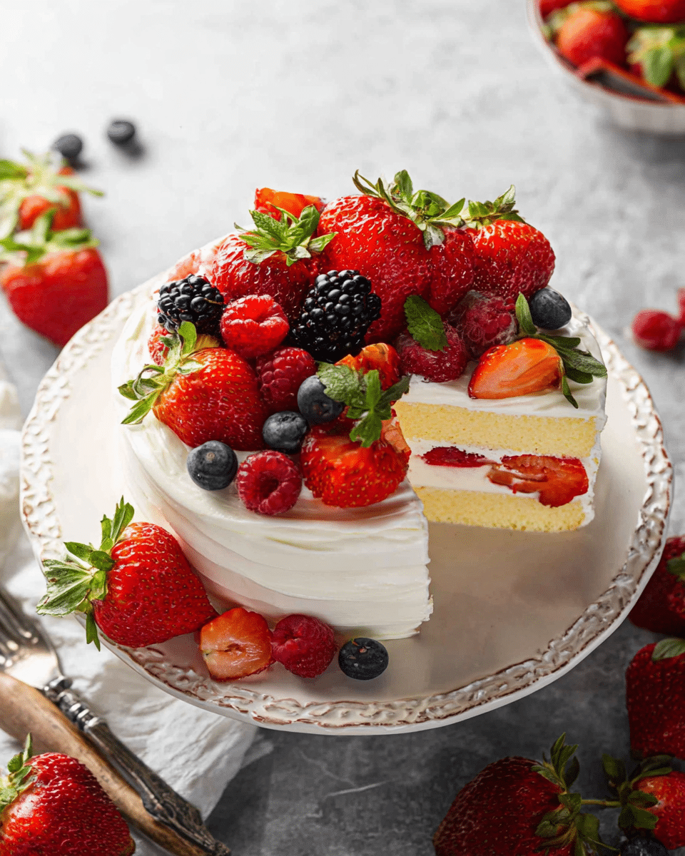 Fresh Fruit Cake