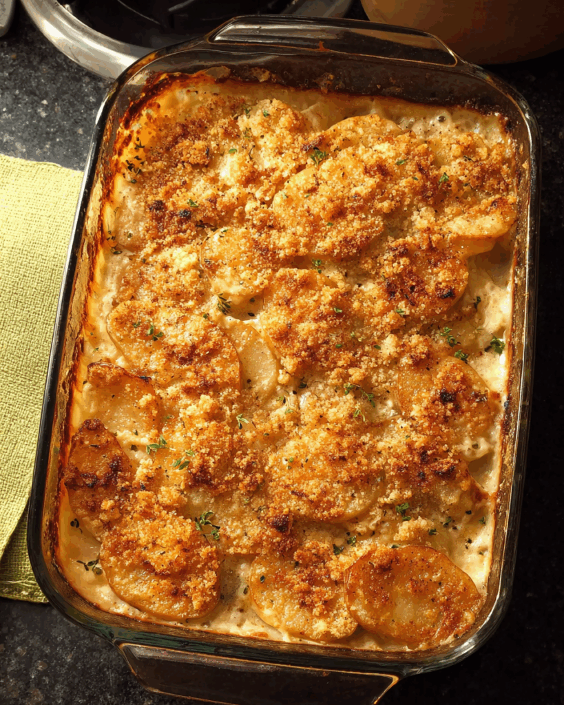 Turnip Bake with Apples & Brown Sugar Crumble