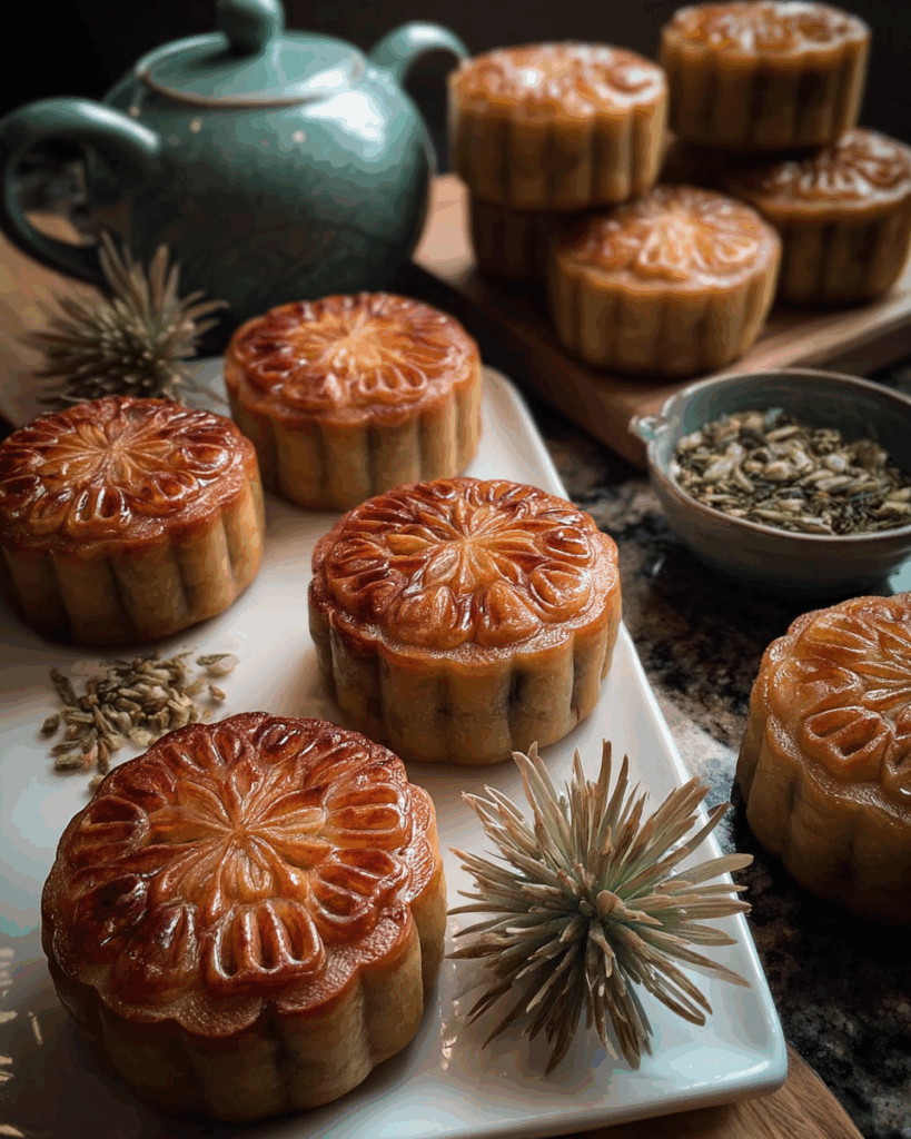 Tropical Pineapple Mooncakes