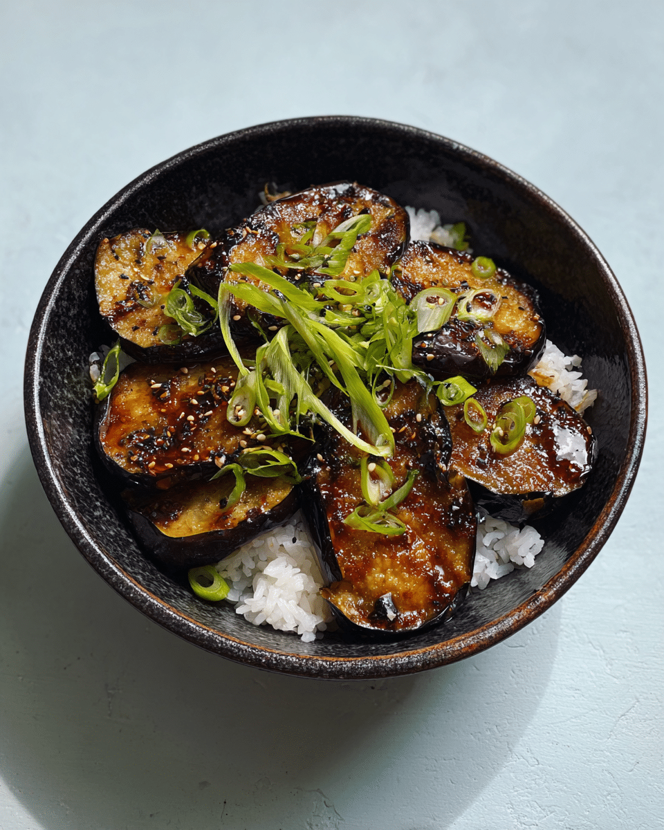 Irresistible Sticky Miso Aubergine