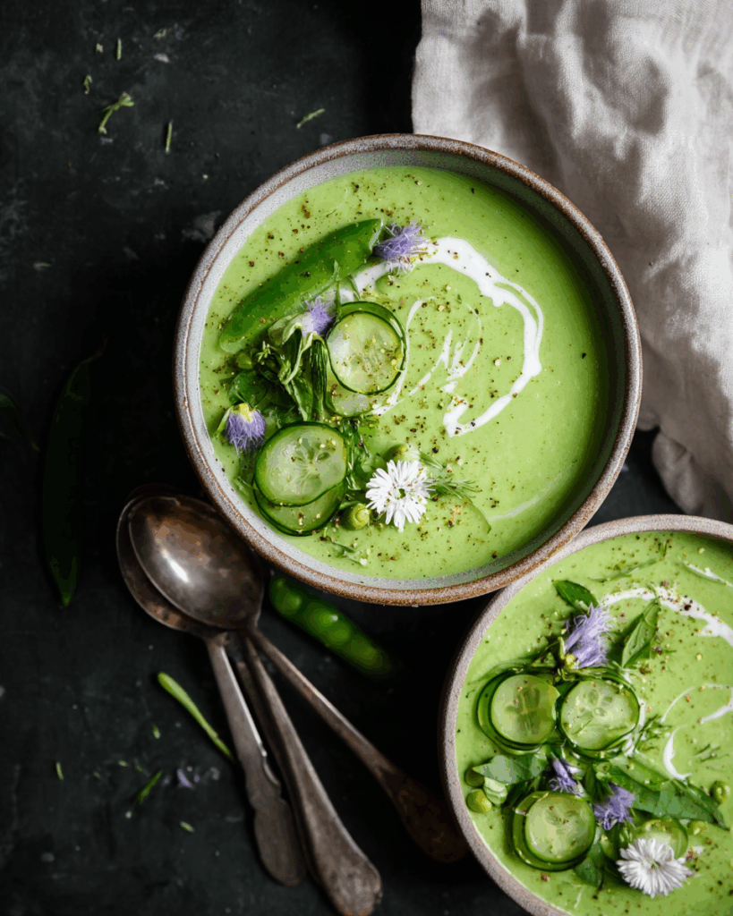 Dreamy Green Goddess Gazpacho