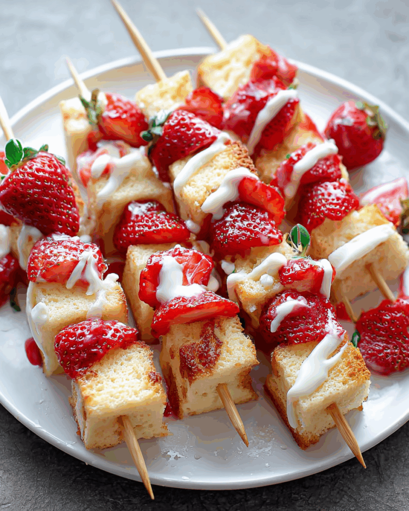 Strawberry Shortcake Kabobs