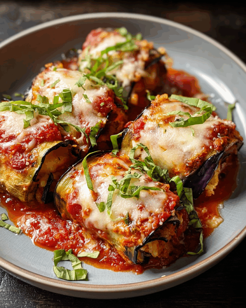 Healthy Eggplant Rollatini