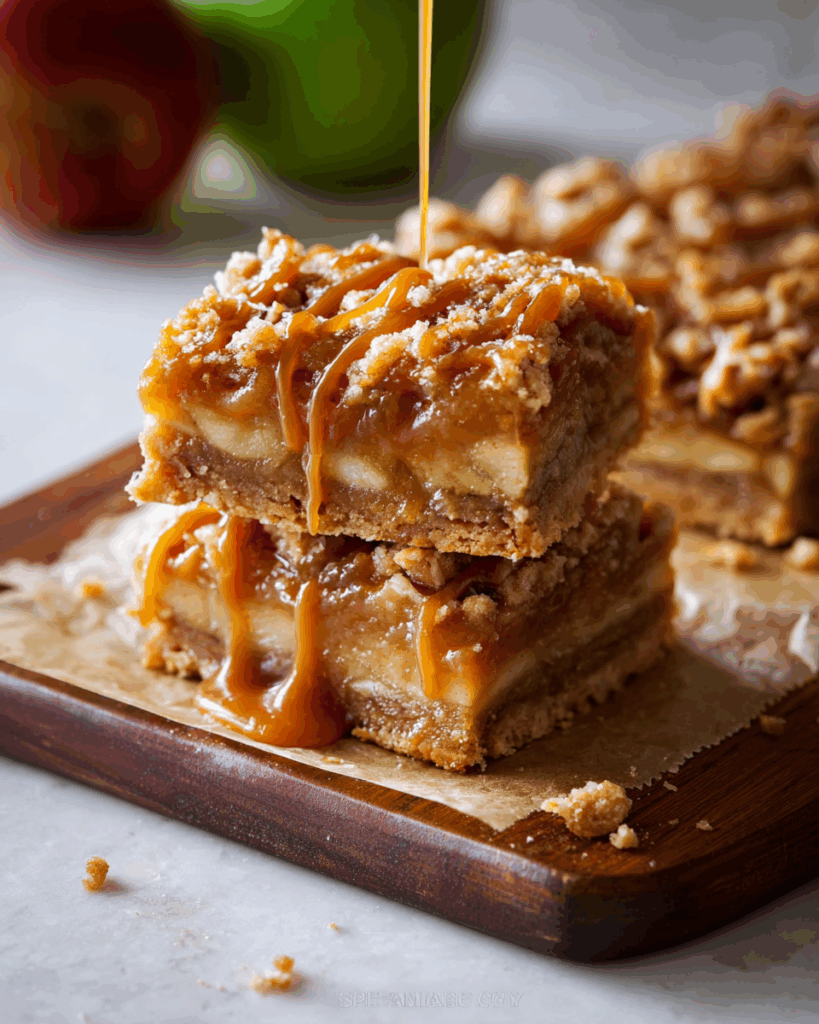 Salted Caramel Apple Pie Bars